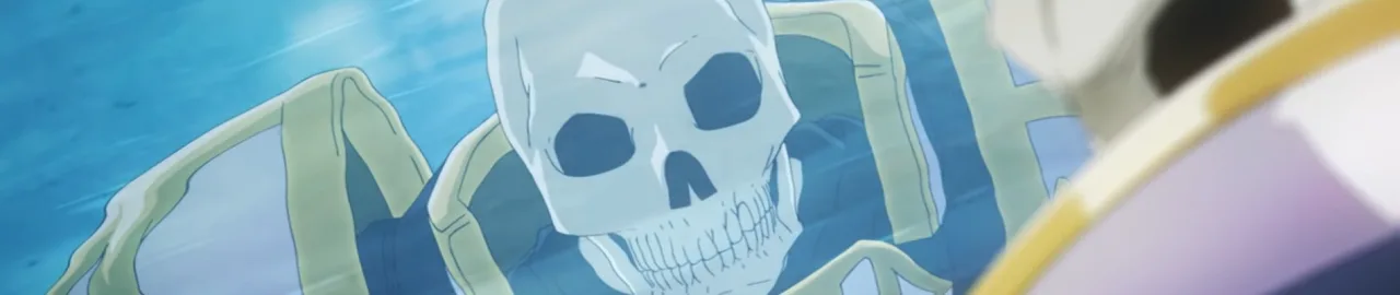 Cena do anime Skeleton Knight in Another World