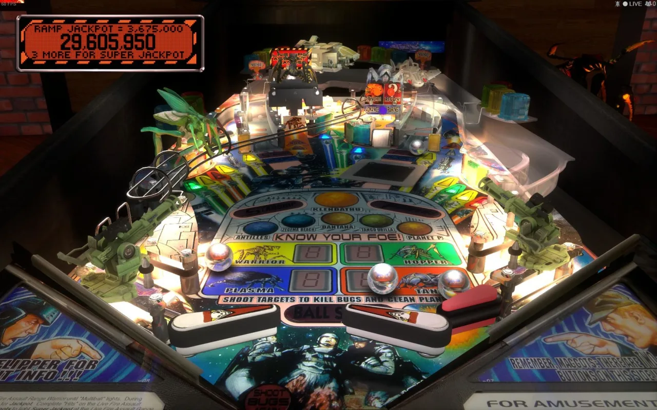 Cena do jogo Stern Pinball