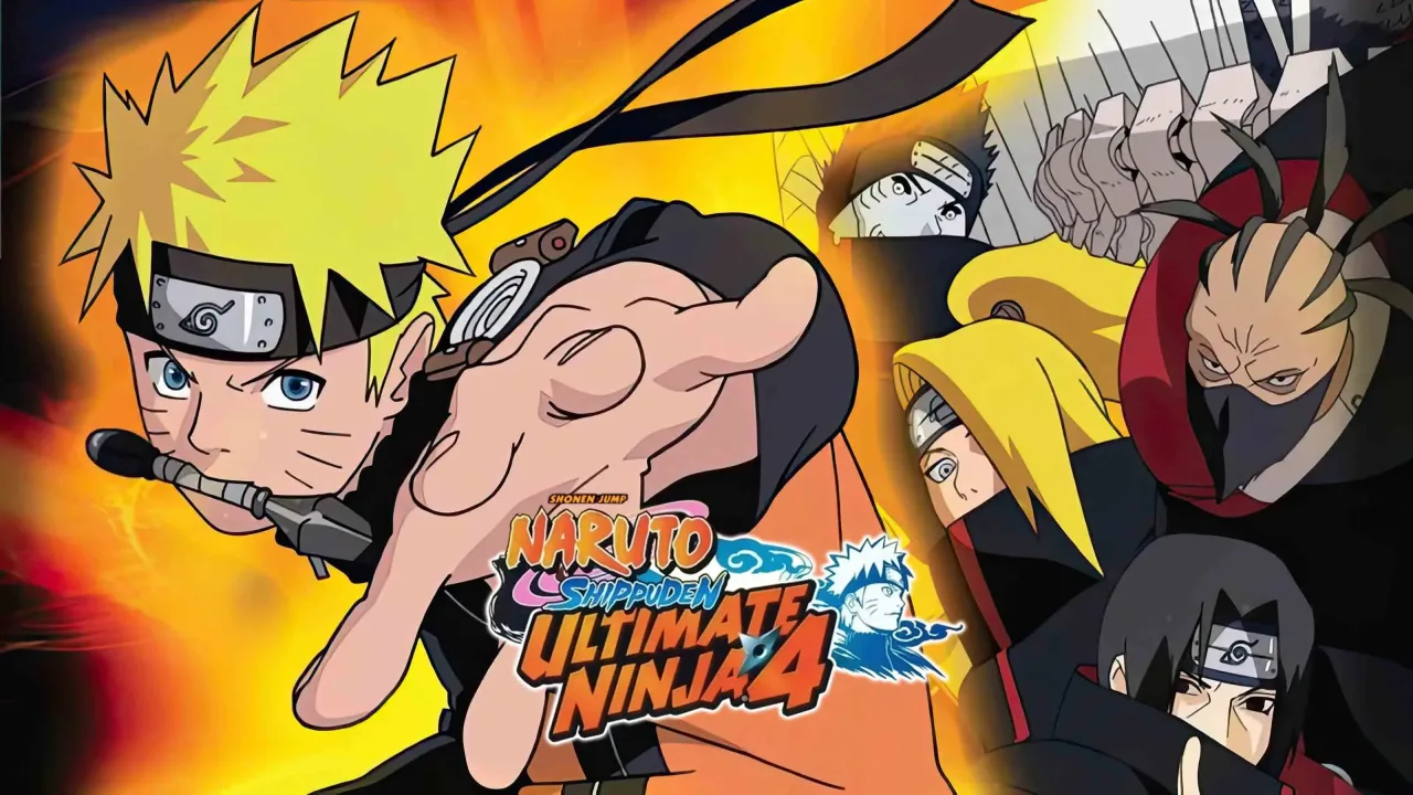 Cena do jogo Naruto Shippuden