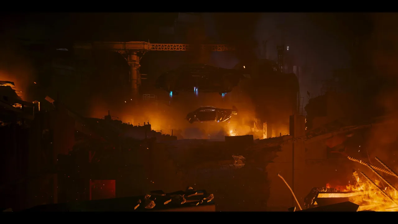 Cena do jogo Cyberpunk 2077
