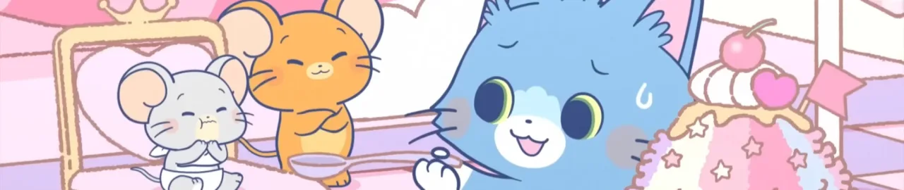 Cena do anime Tom and Jerry
