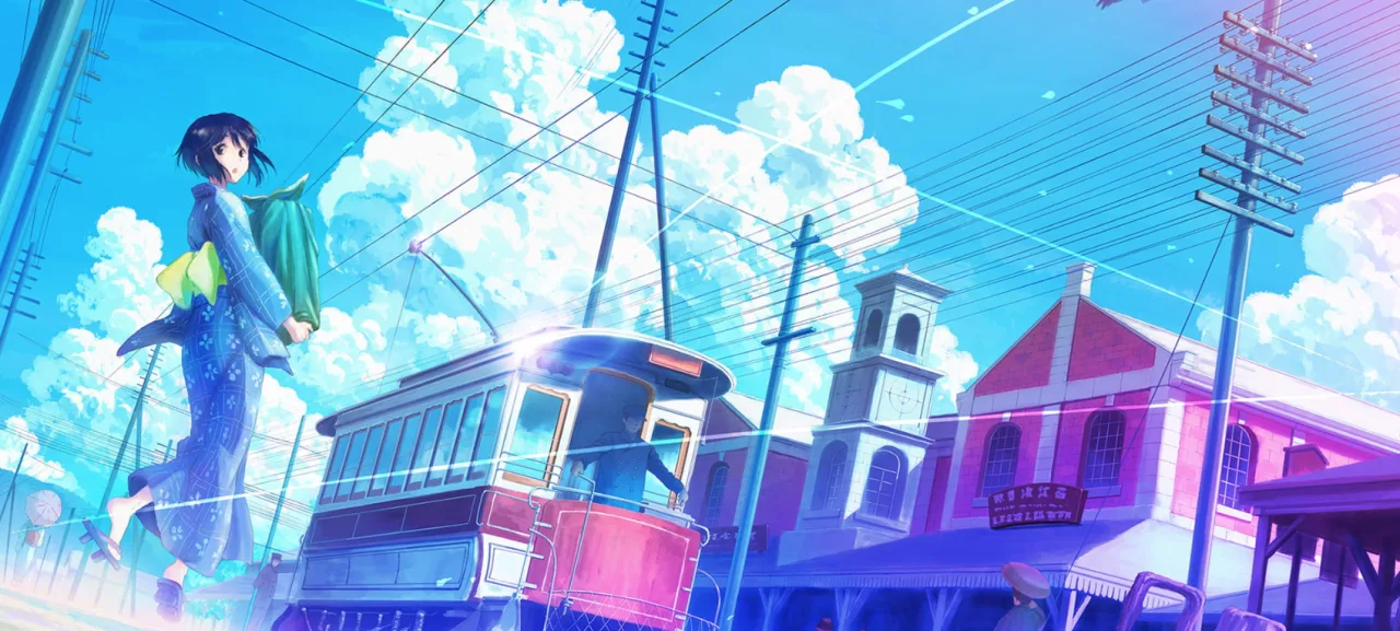 Cena do anime Sparks of Tomorrow