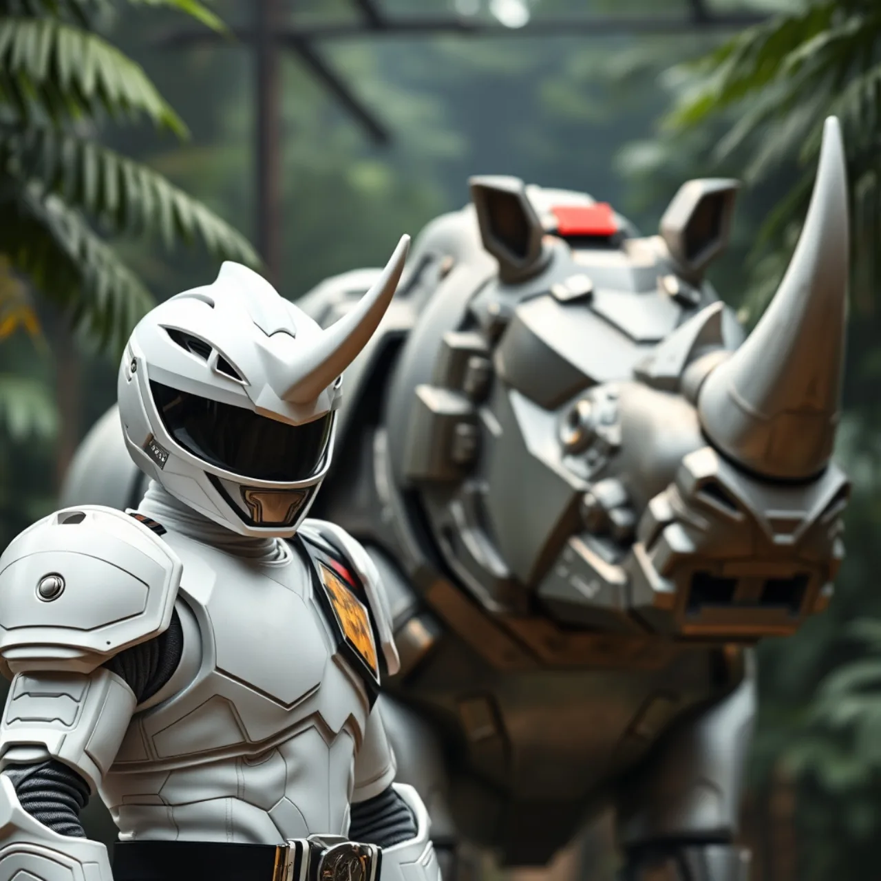 Imagem ilustrativa: Dominic Hargan: o Ranger Branco de Rhino que chegou em Jungle Fury
