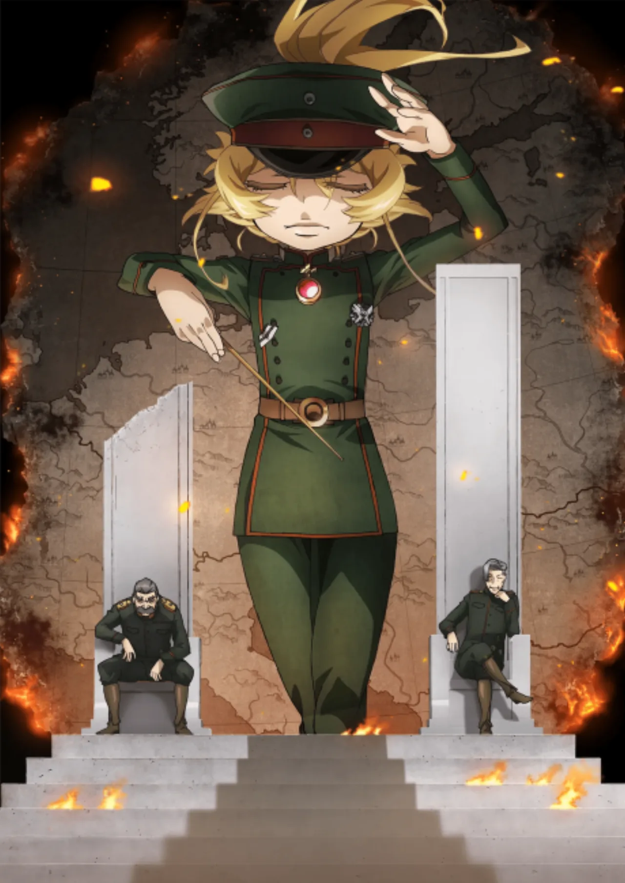 Cena do anime Saga of Tanya the Evil II