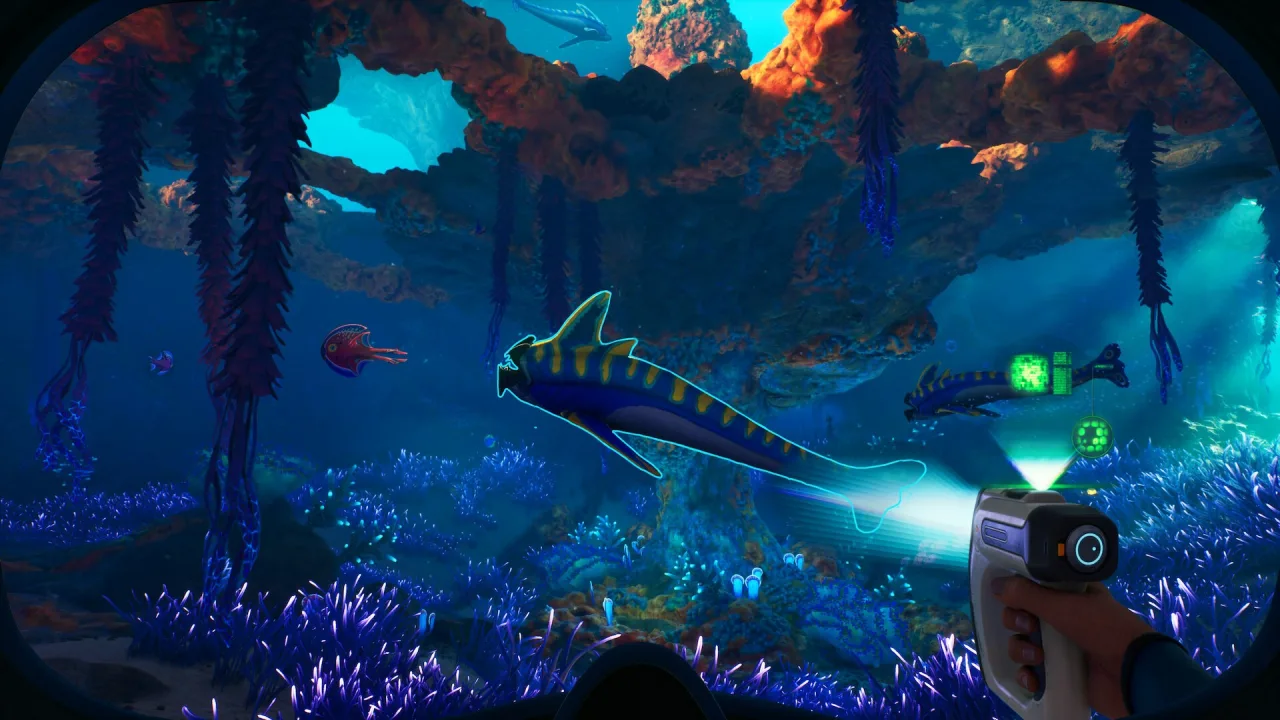 Cena do jogo Subnautica 2