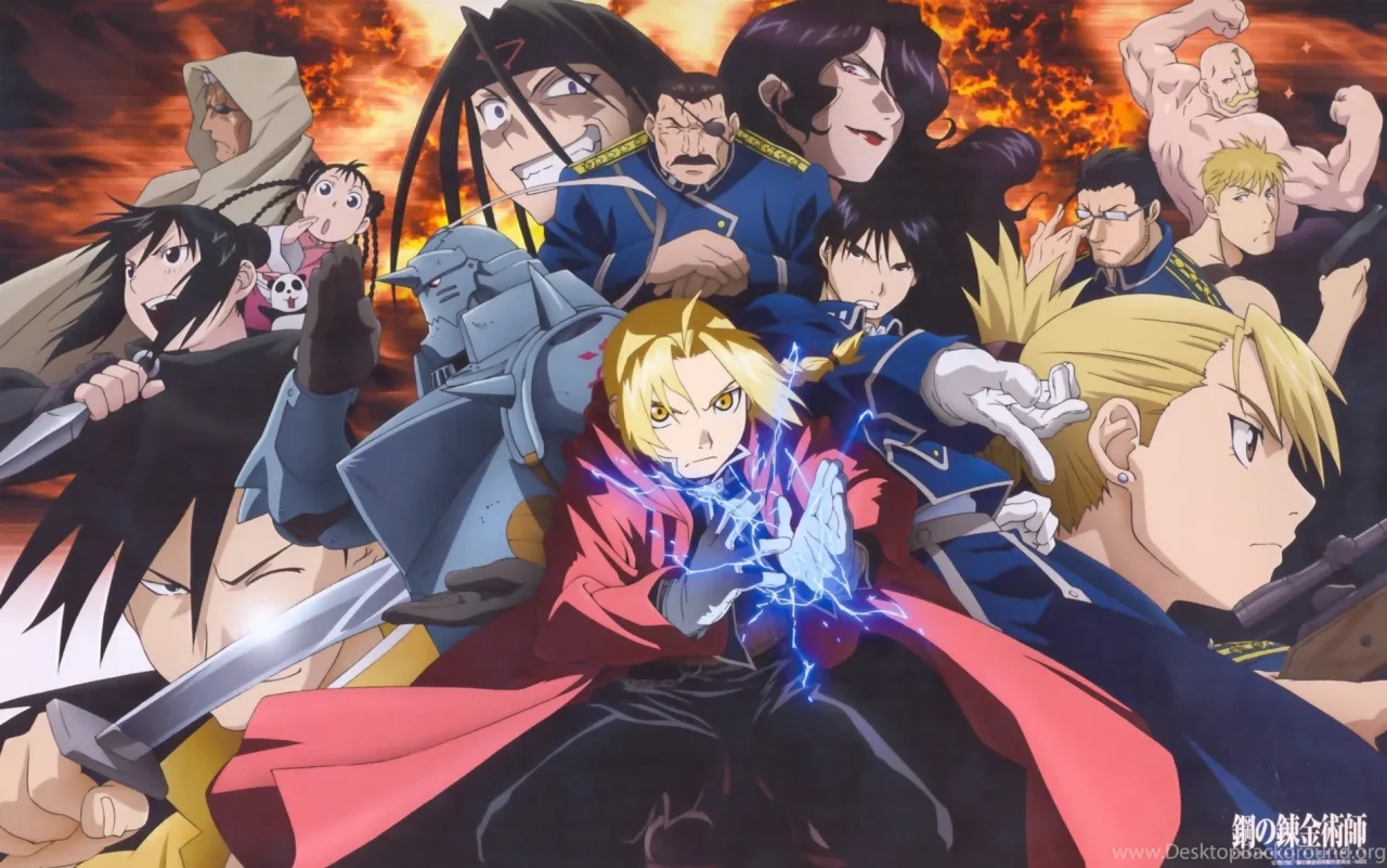 Cena do anime Fullmetal Alchemist: Brotherhood