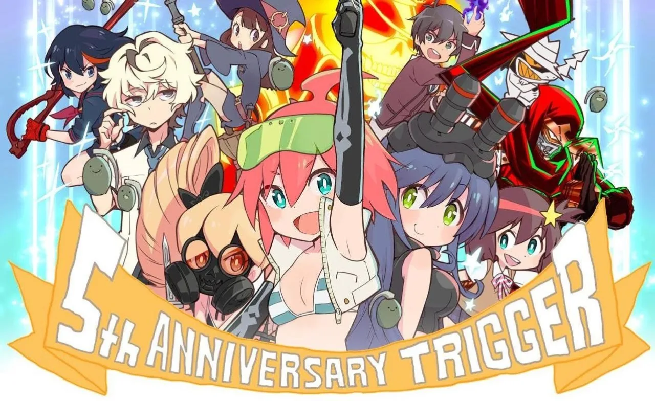 Cena do anime Studio TRIGGER