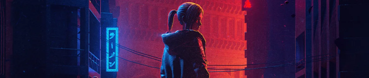 Cena do anime Blade Runner