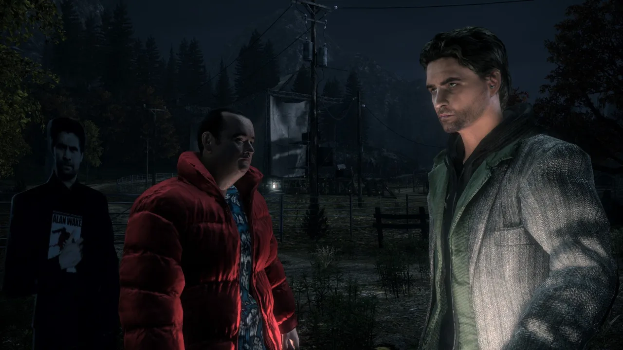 Cena do jogo Alan Wake