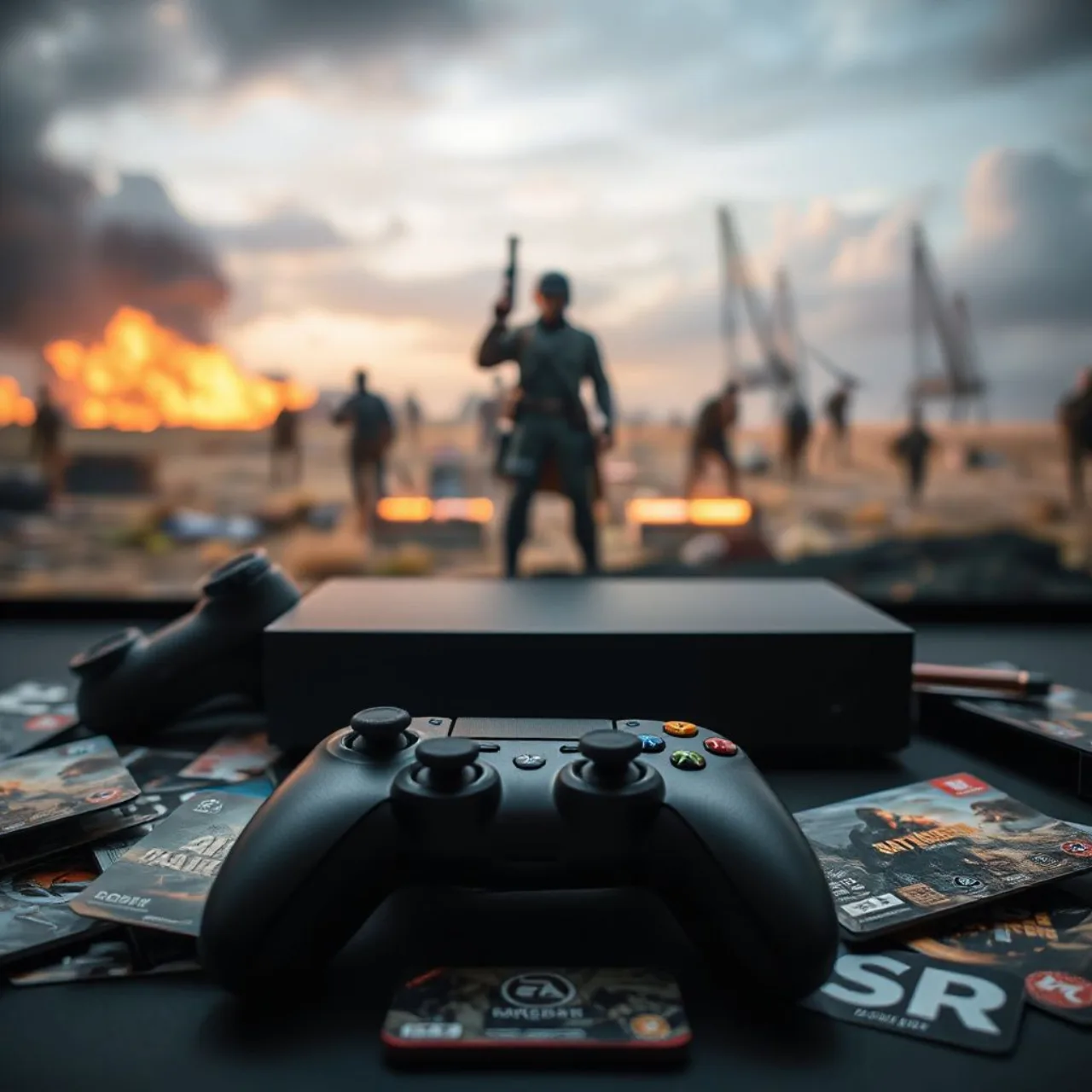 Logotipo do Xbox Game Pass ao lado das capas de Battlefield 6, Halo Infinite e outros nove títulos, sobre fundo escuro