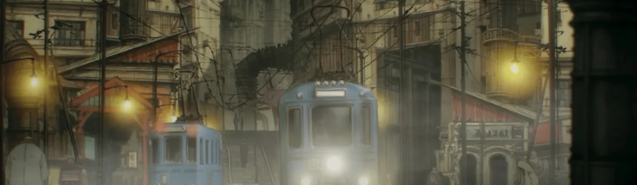 Cena do anime Dorohedoro