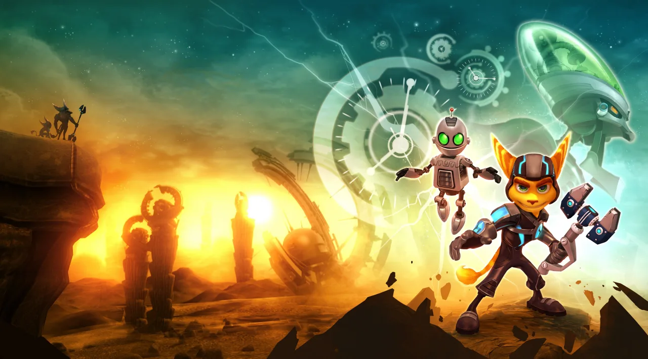 Cena do jogo Ratchet & Clank: A Crack in Time