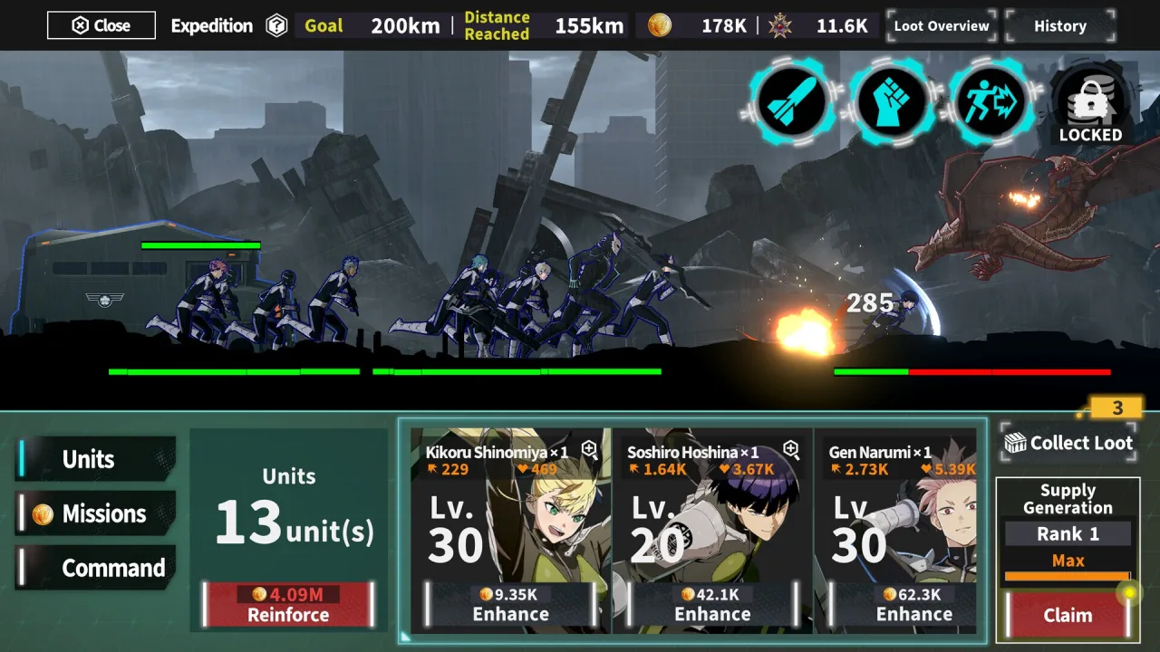 Cena do jogo Kaiju No. 8 THE GAME