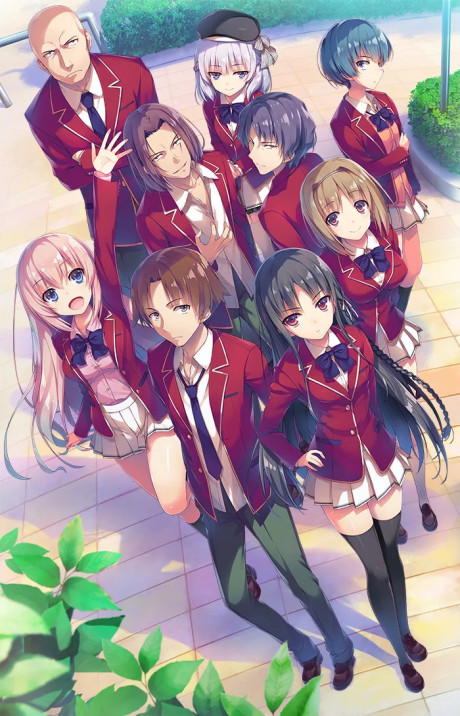 Cena do anime Classroom of the Elite