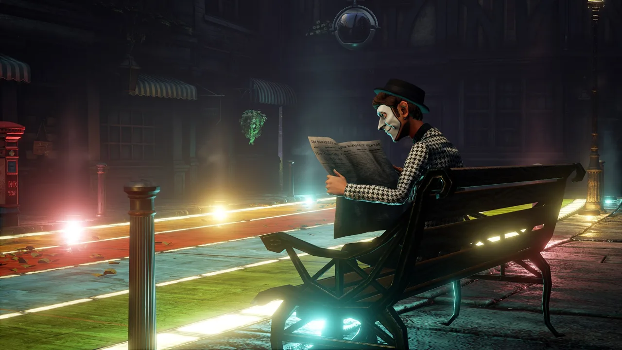 Cena do jogo We Happy Few