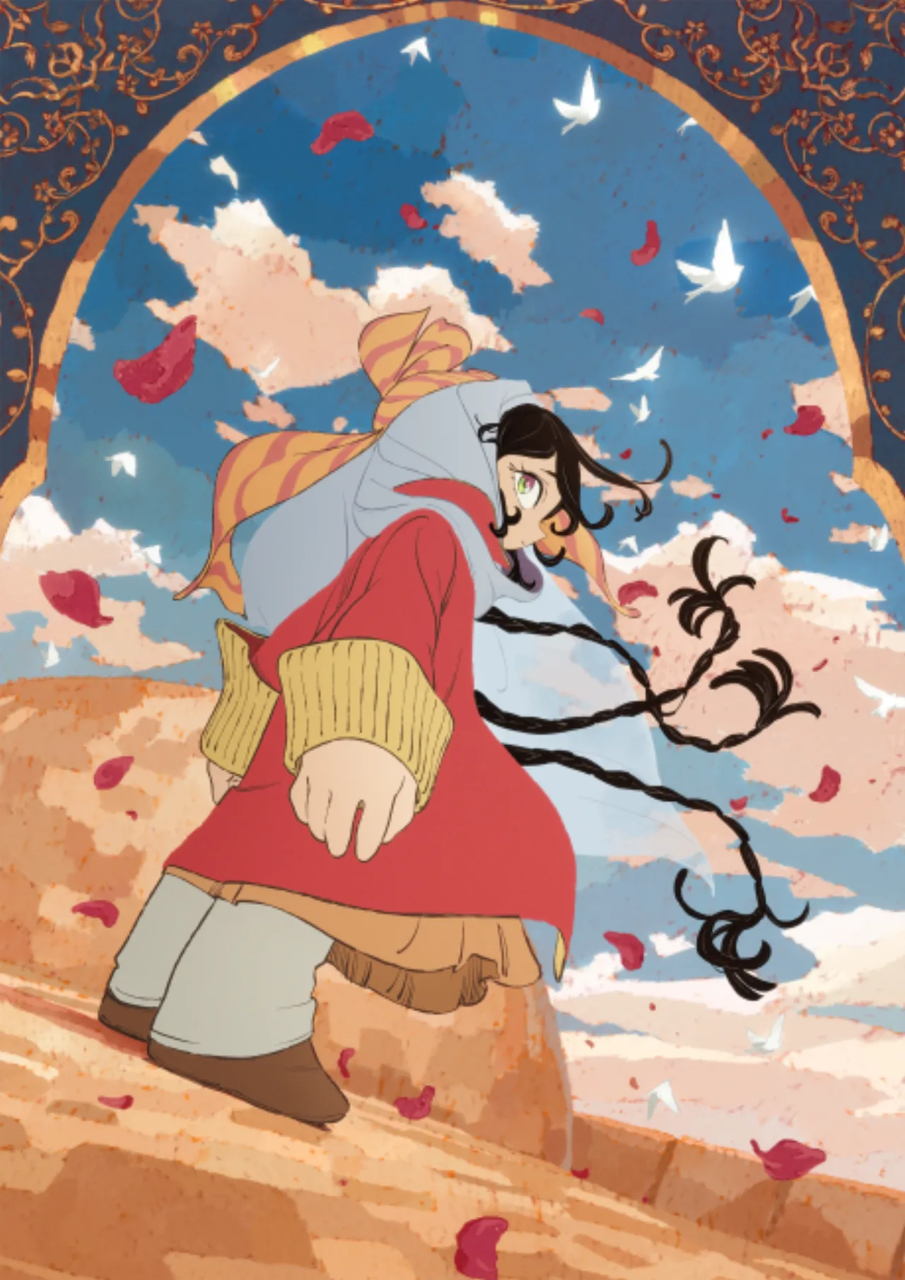 Cena do anime Jaadugar: A Witch in Mongolia