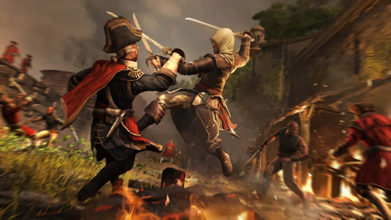 Cena do jogo Assassin's Creed: Black Flag Resynced