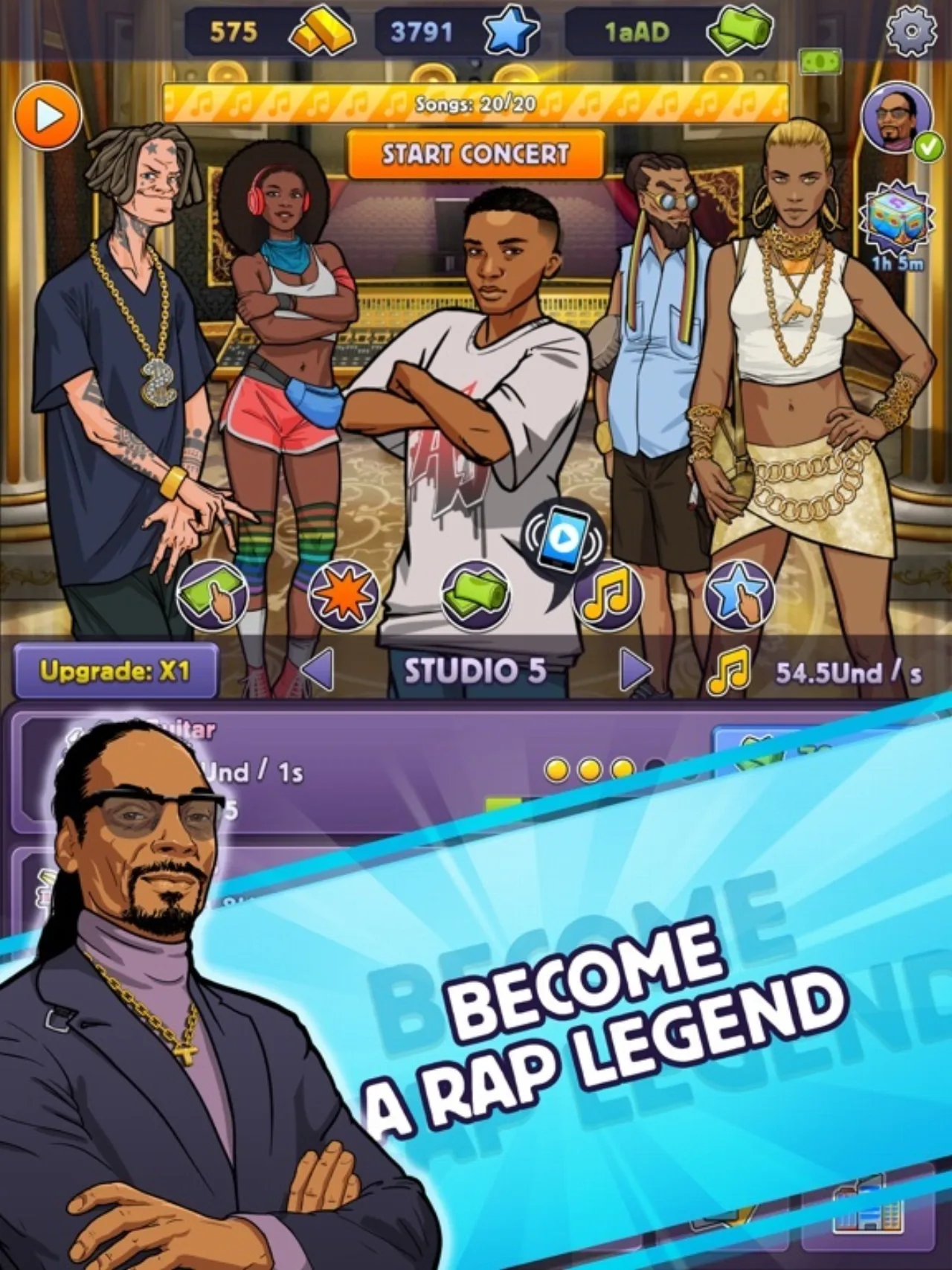 Cena do jogo Snoop Dogg