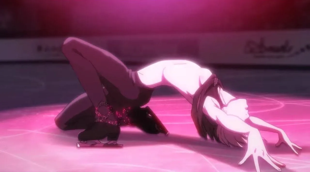 Cena do anime Yuri!!! on Ice
