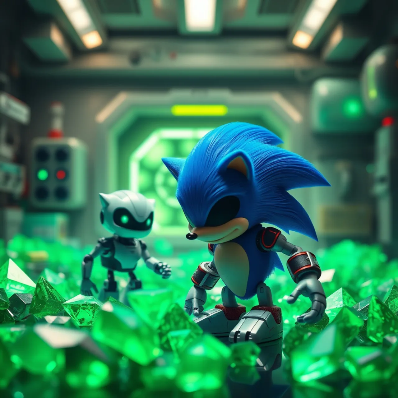 Imagem ilustrativa: Sonic the Hedgehog: Memories and Beyond revela plano de Eggman para Metal Sonic