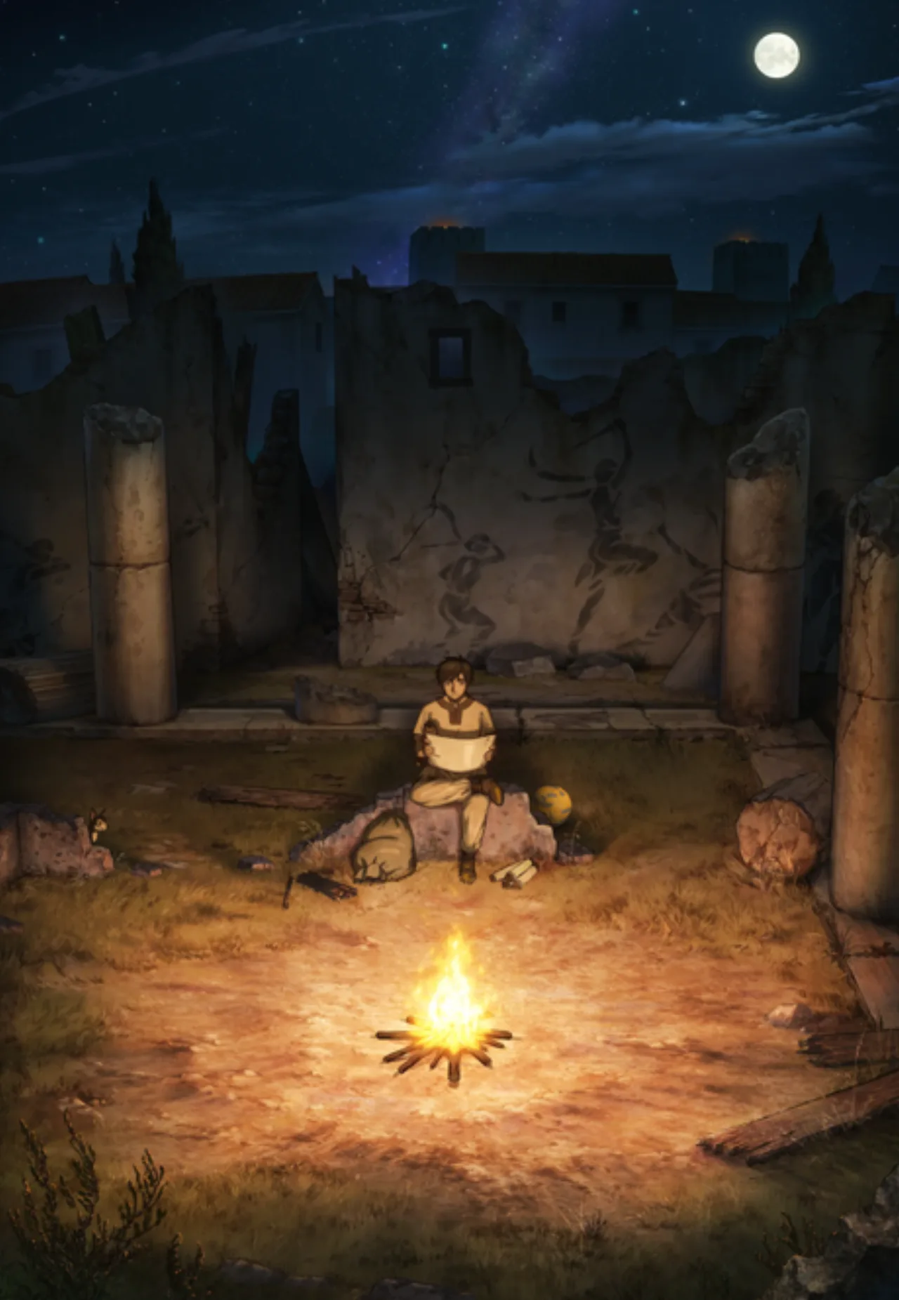 Cena do anime Historie