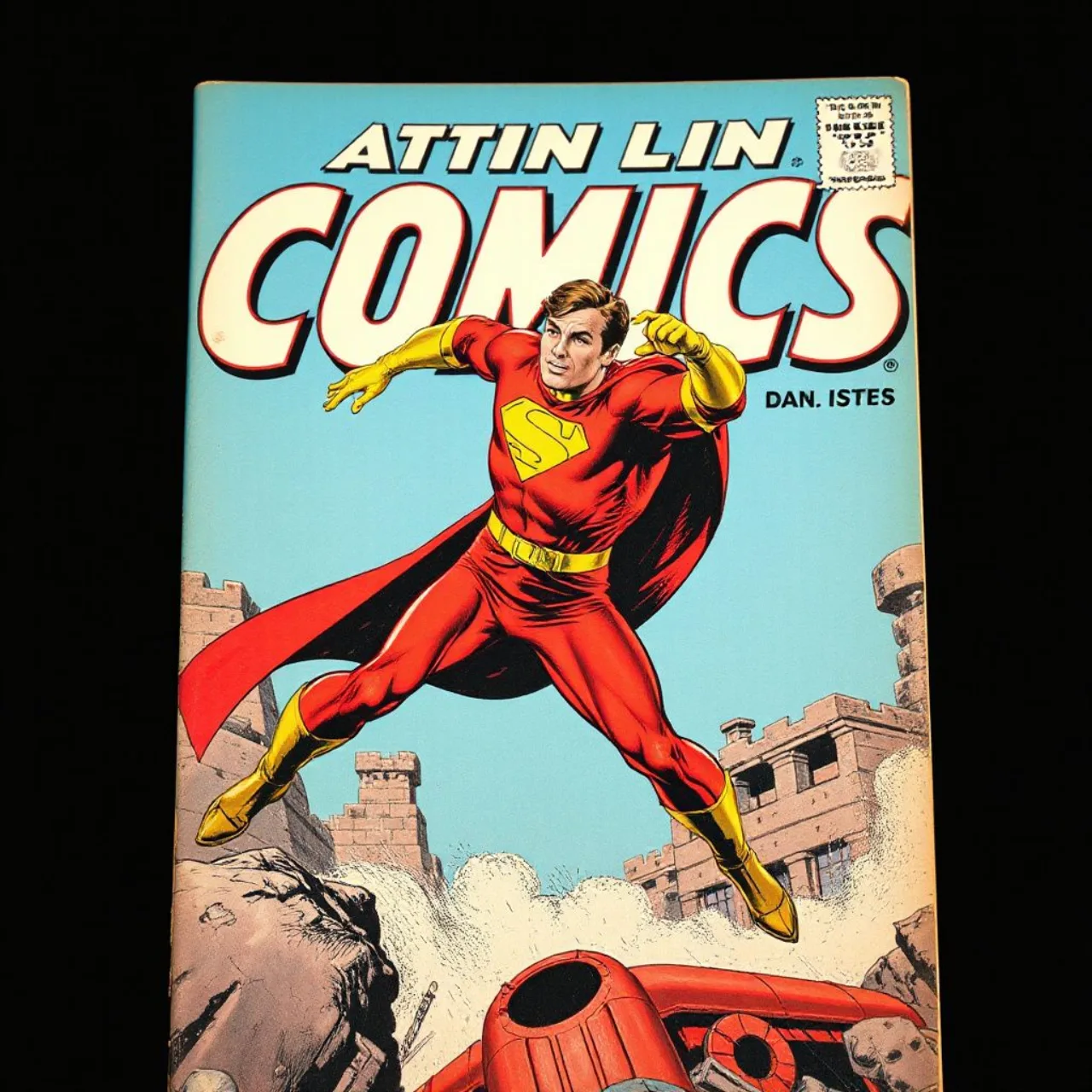 Capa de Showcase #4 (1956) mostrando o Flash de Barry Allen em traje vermelho com raio e o título da edição