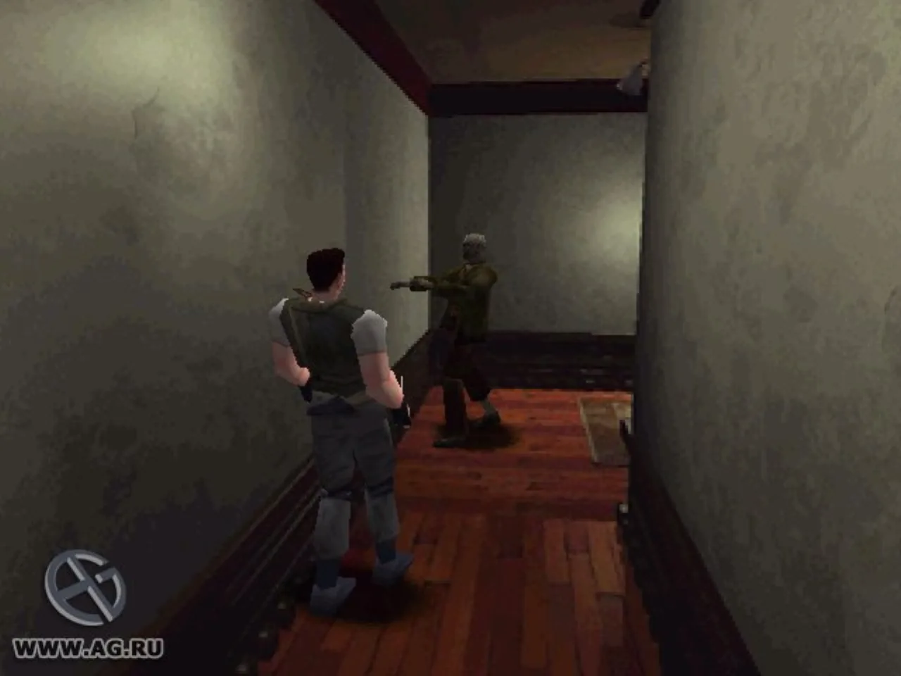 Cena do jogo Resident Evil