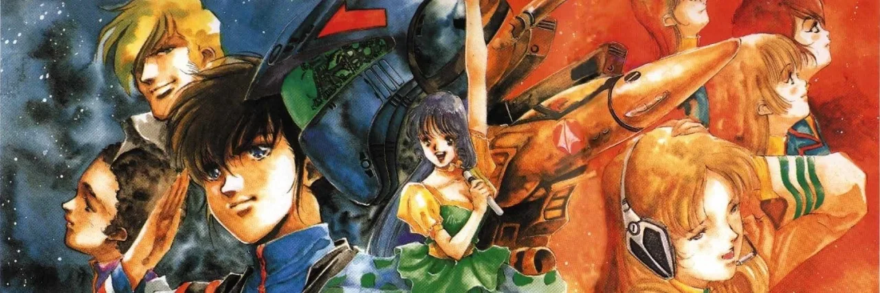 Cena do anime Macross