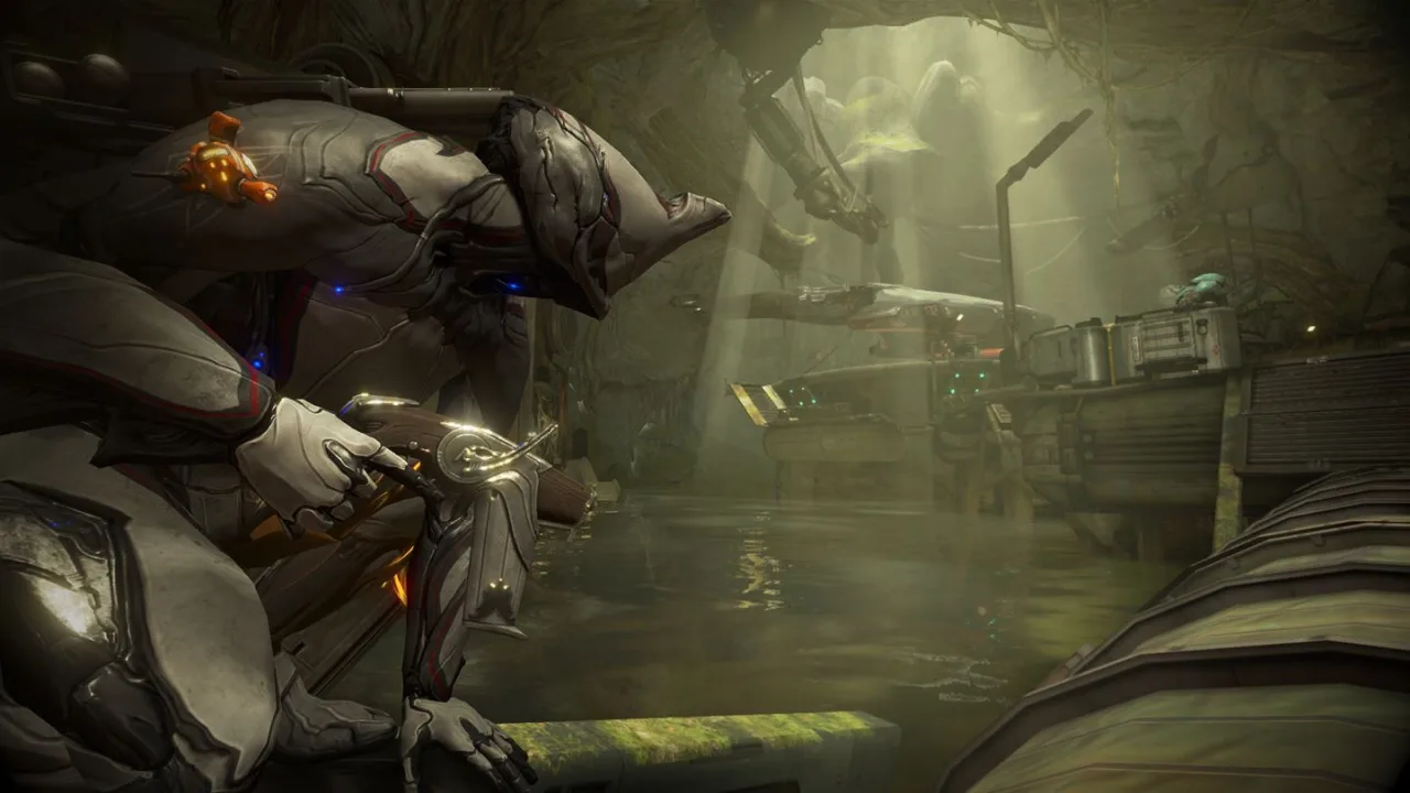 Cena do jogo Warframe