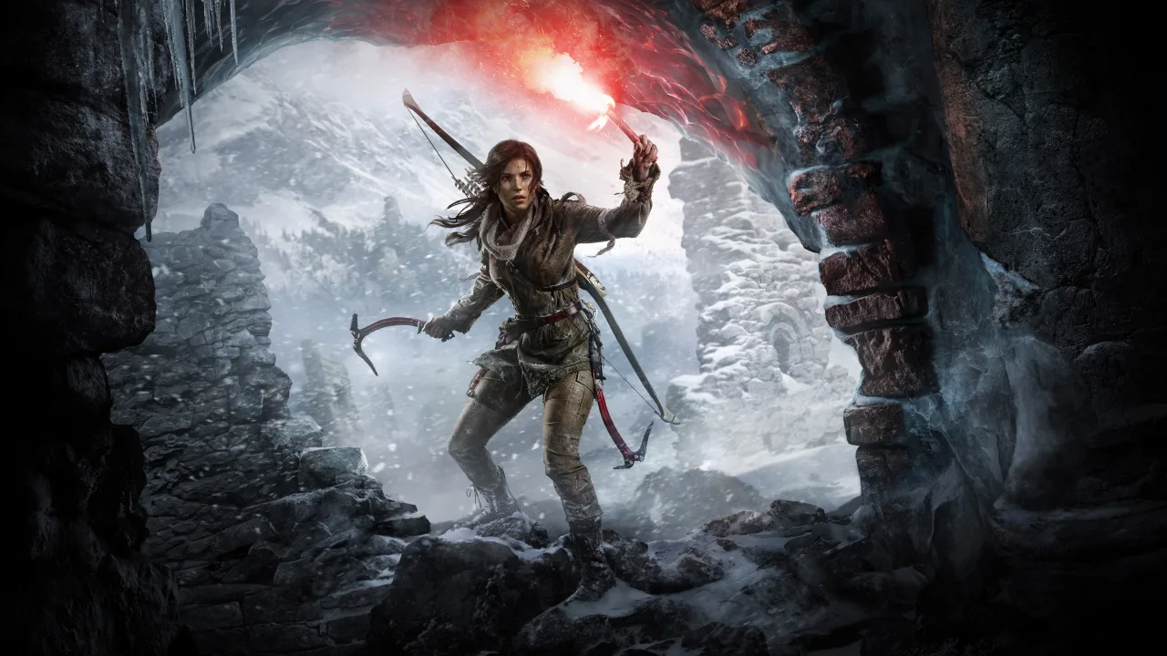 Cena do jogo Rise of the Tomb Raider