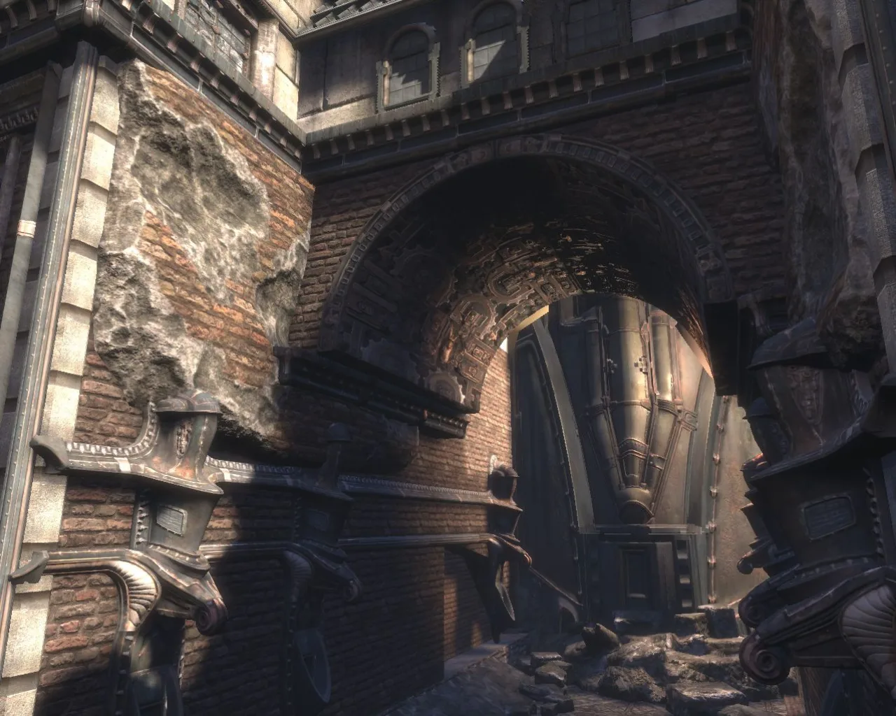 Cena do jogo Gears of War