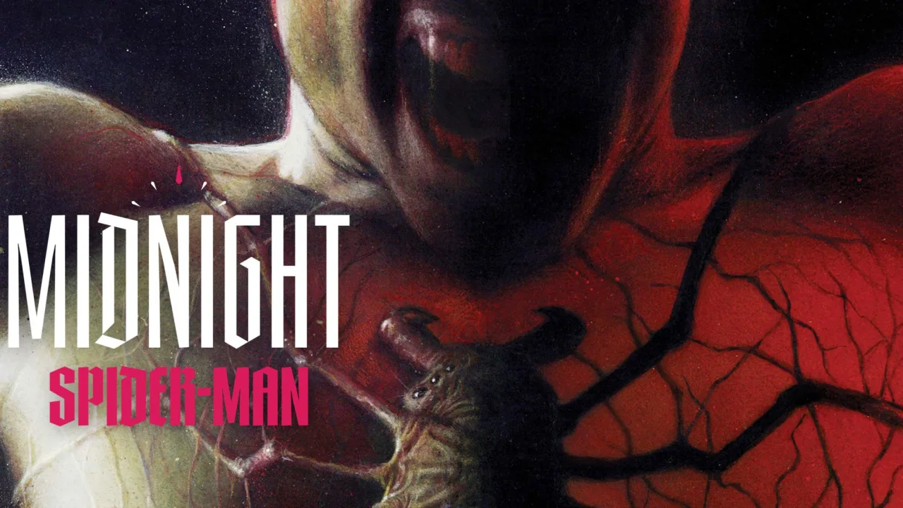 Imagem ilustrativa: Midnight Spider-Man: Marvel lança série de horror com Peter Parker mutante