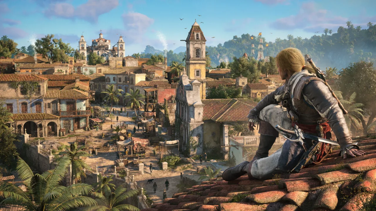 Cena do jogo Assassin's Creed Black Flag Resynced
