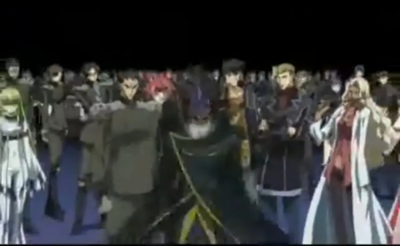 Cena do jogo Code Geass