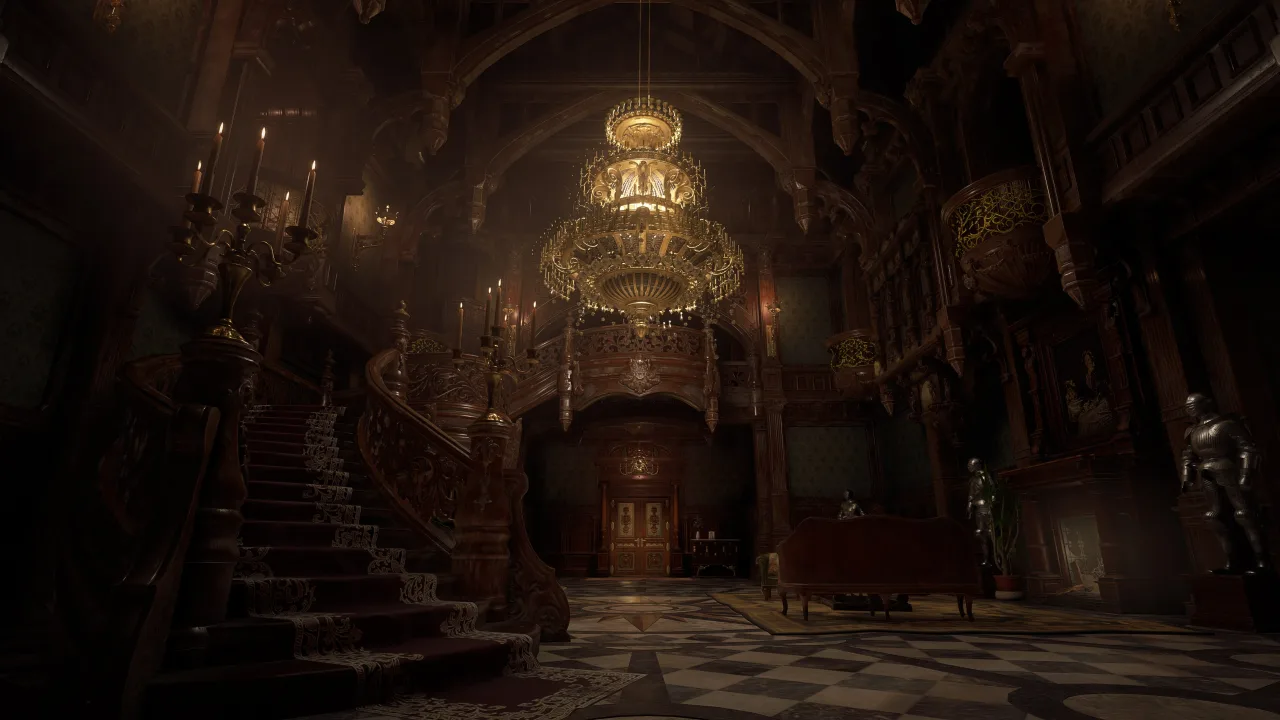 Cena do jogo Resident Evil Requiem