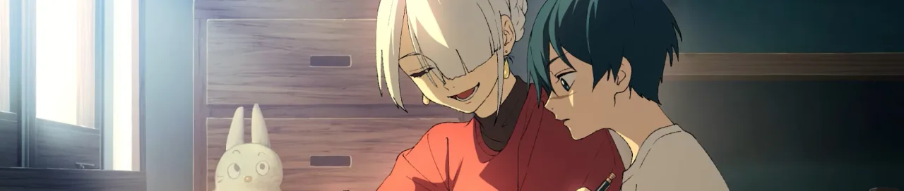 Cena do anime Living in a World Without Magic
