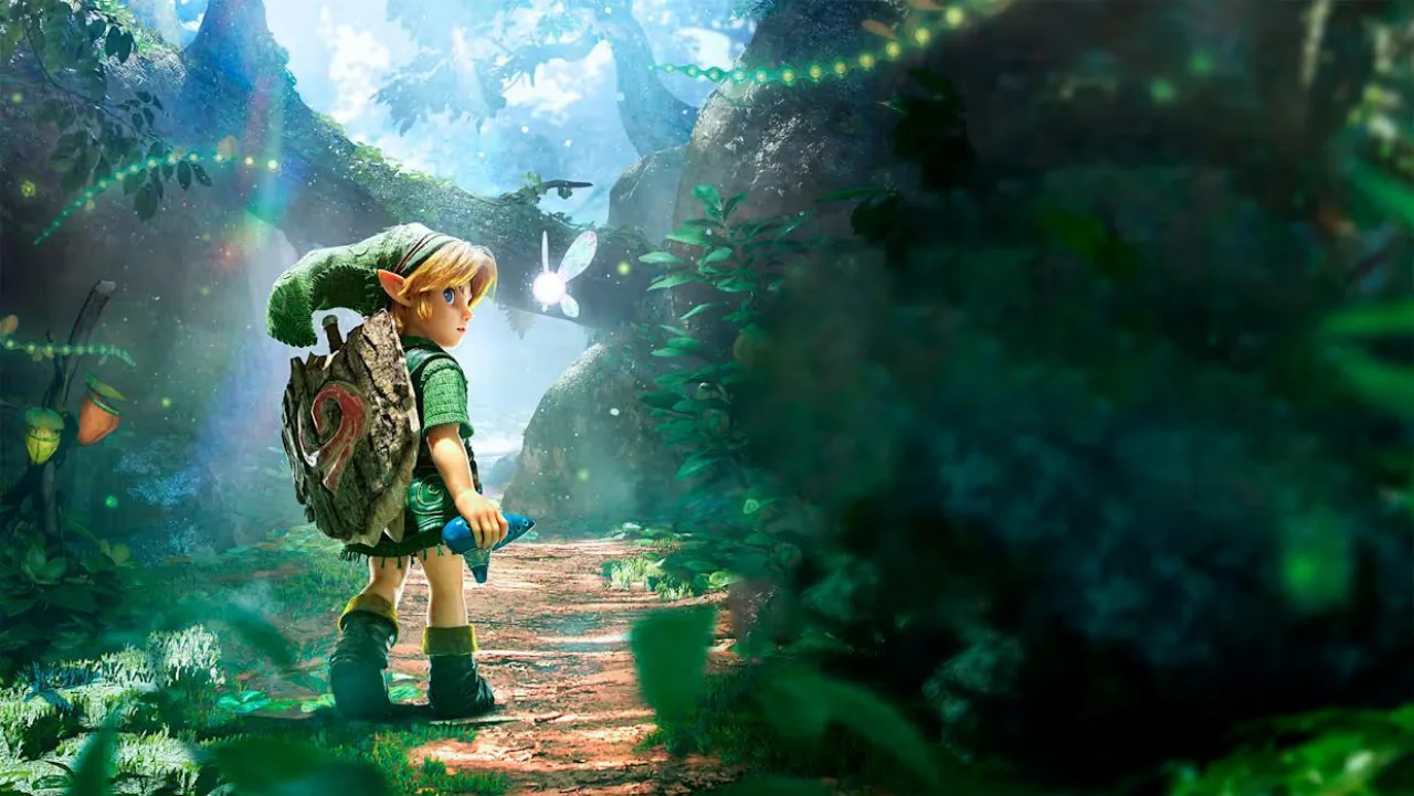 Cena do jogo The Legend of Zelda: Ocarina of Time