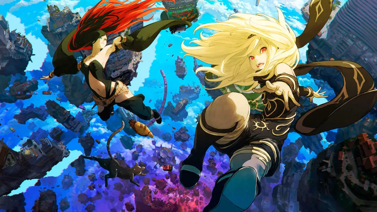 Cena do jogo Gravity Rush 2