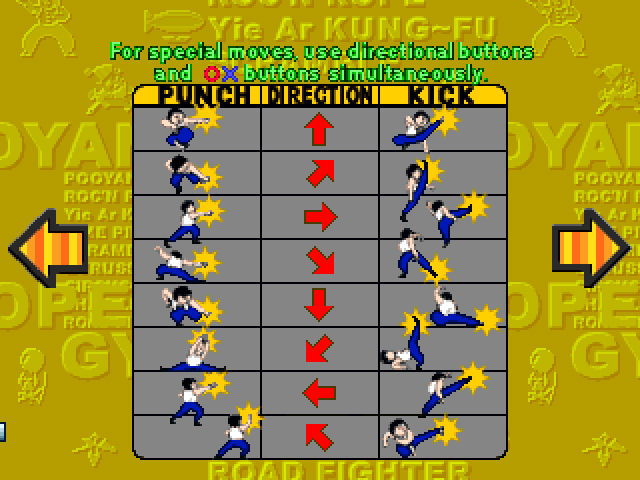 Cena do jogo Konami Arcade Games