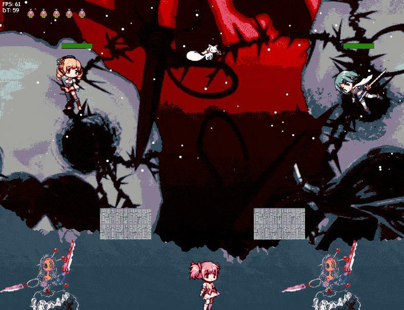 Cena do jogo Madoka