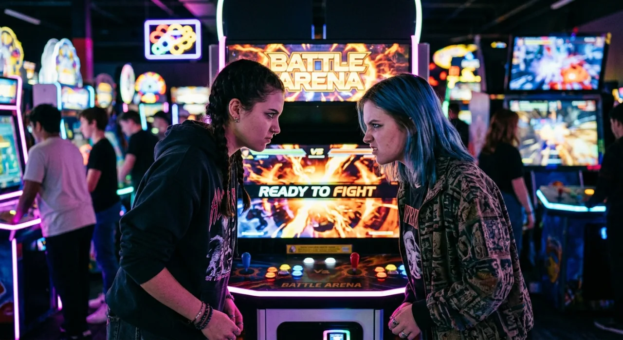 Imagem ilustrativa: Young Ladies Don't Play Fighting Games 7: as novas rivais que viram o jogo