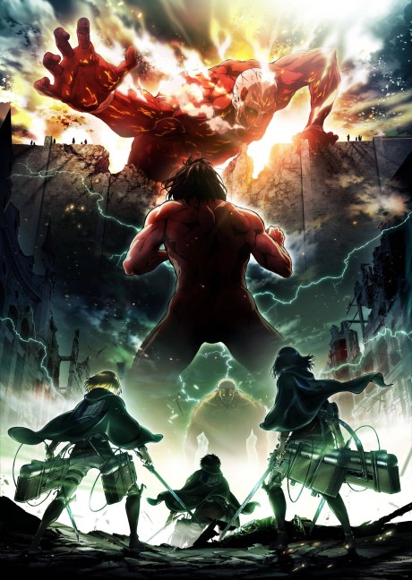 Cena do anime Attack on Titan