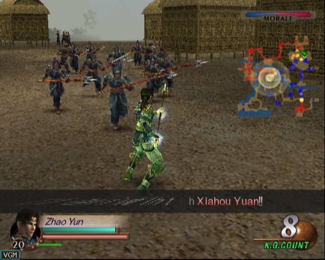 Cena do jogo Dynasty Warriors 3
