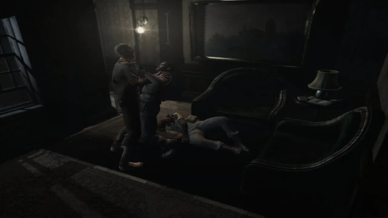 Cena do jogo Resident Evil Requiem