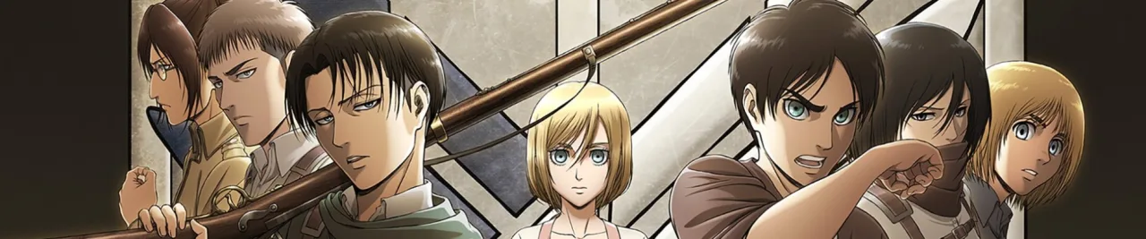 Cena do anime Attack on Titan 3