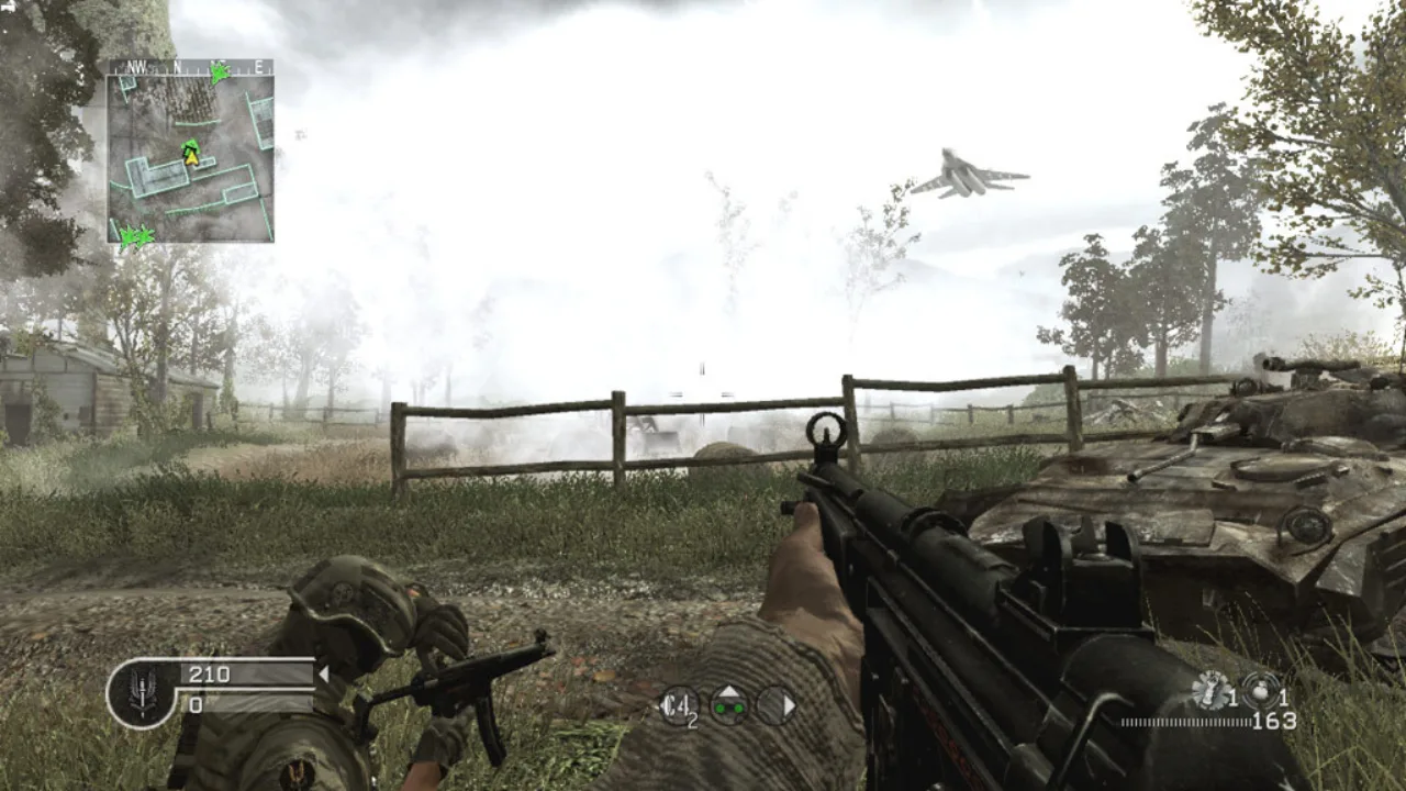 Cena do jogo Call of Duty: Modern Warfare 4