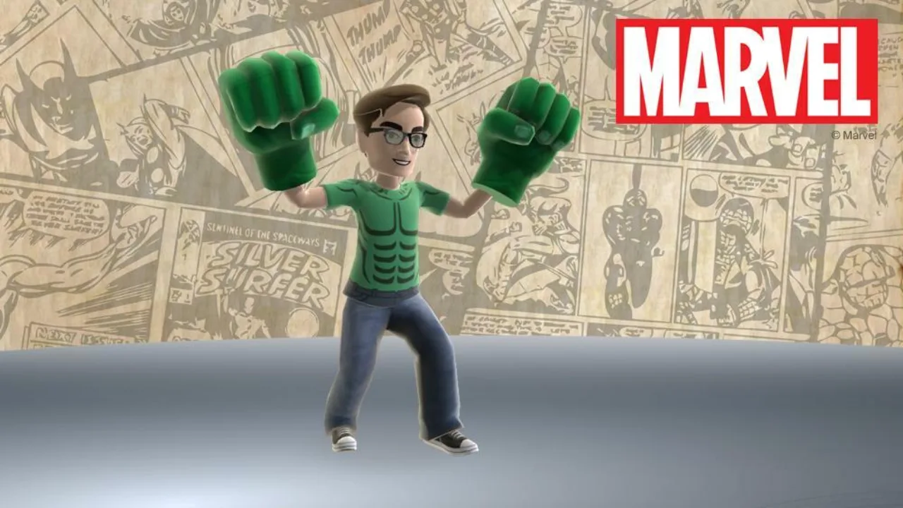 Cena do jogo Marvel