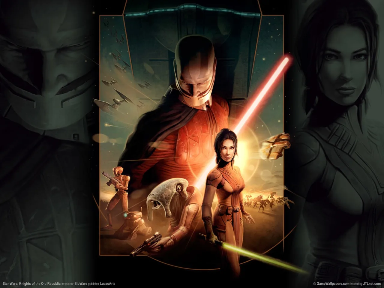 Cena do jogo Star Wars: Knights of the Old Republic