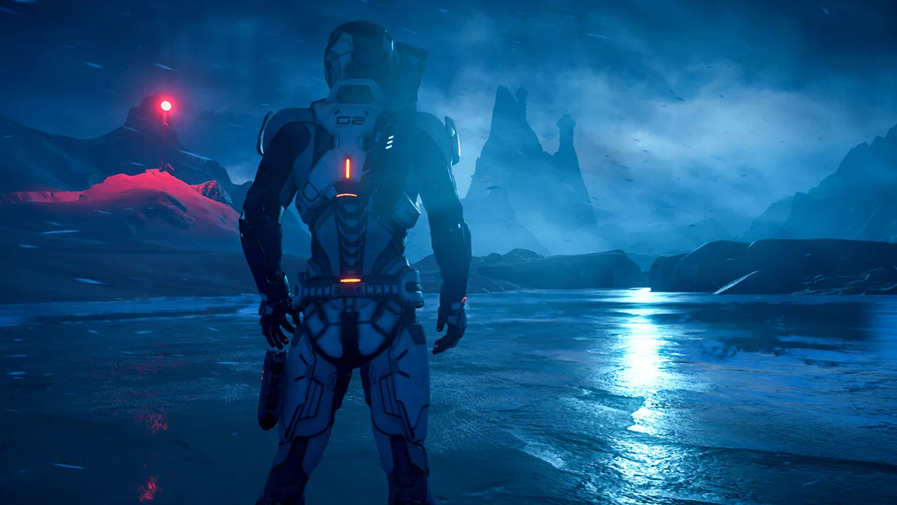 Cena do jogo Mass Effect 5