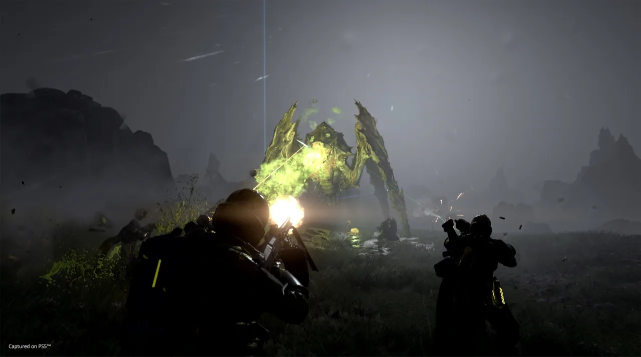 Cena do jogo Helldivers 2